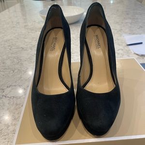 Michael Kors Sabrina chain heel platform pumps